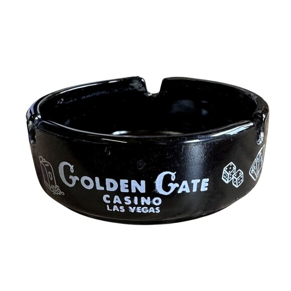 Golden Gate Casino Las Vegas Vintage Ashtray 1946-Present Vintage Las Vegas - Picture 3 of 6